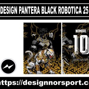DESIGN PANTERA BLACK ROBOTICA 25 NOR