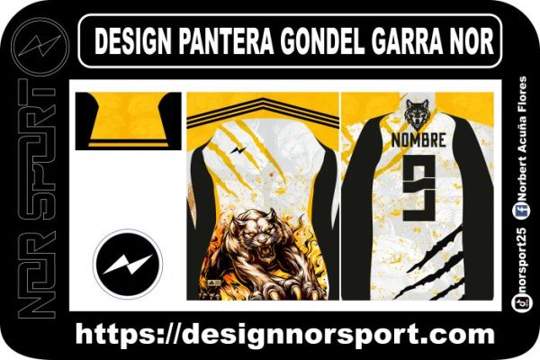 DESIGN PANTERA GONDEL GARRA NOR
