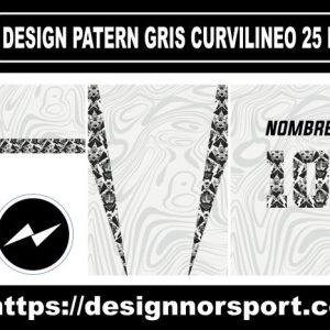 DESIGN PATERN GRIS CURVILINEO 25 NOR