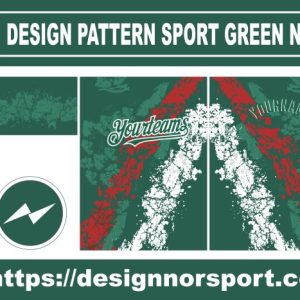 DESIGN PATTERN SPORT GREEN NOR