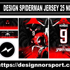 DESIGN SPIDERMAN JERSEY 25 NOR