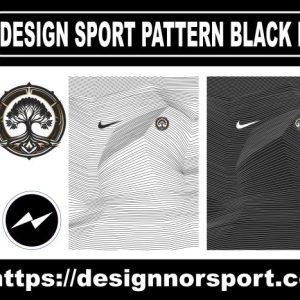 DESIGN SPORT PATTERN BLACK NOR