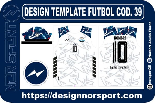 DESIGN TEMPLATE FUTBOL COD. 39