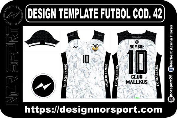 DESIGN TEMPLATE FUTBOL COD. 42
