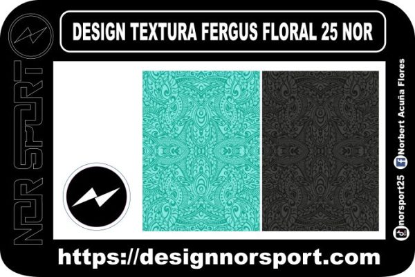 DESIGN TEXTURA FERGUS FLORAL 25 NOR