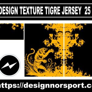 DESIGN TEXTURE TIGRE JERSEY  25 NOR