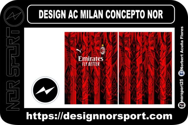 DESIGN AC MILAN CONCEPTO NOR