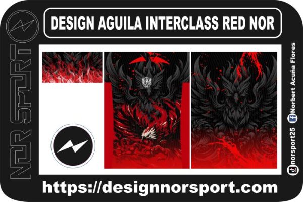 DESIGN AGUILA INTERCLASS RED NOR