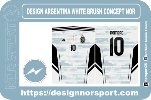 DESIGN ARGENTINA WHITE BRUSH CONCEPT NOR