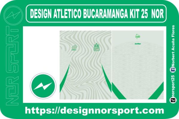 DESIGN ATLETICO BUCARAMANGA KIT 25  NOR