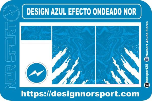 DESIGN AZUL EFECTO ONDEADO NOR