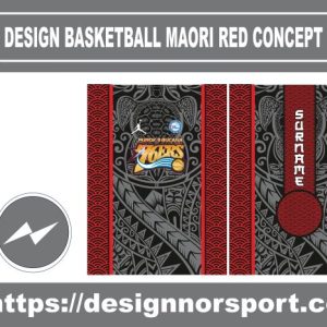 DESIGN BASKETBALL MAORI RED CONCEPT NOR