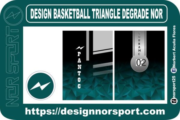 DESIGN BASKETBALL TRIANGLE DEGRADE NOR