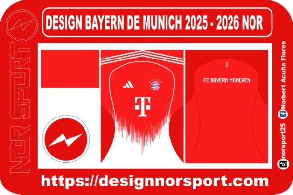 DESIGN BAYERN DE MUNICH 2025 - 2026 NOR
