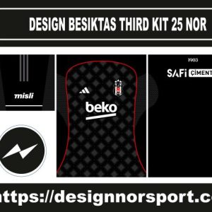 DESIGN BESIKTAS THIRD KIT 25 NOR