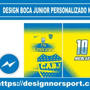 DESIGN BOCA JUNIOR PERSONALIZADO NOR