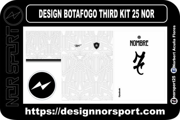DESIGN BOTAFOGO THIRD KIT 25 NOR