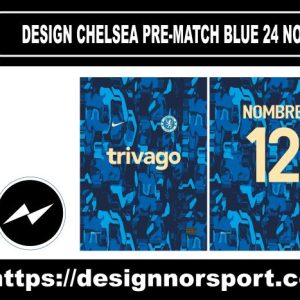 DESIGN CHELSEA PRE-MATCH BLUE 24 NOR
