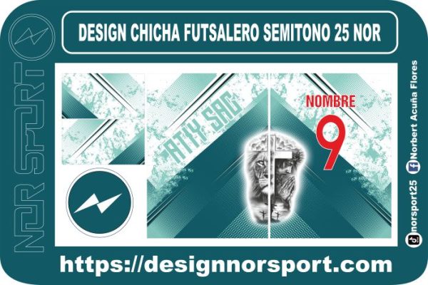 DESIGN CHICHA FUTSALERO SEMITONO 25 NOR