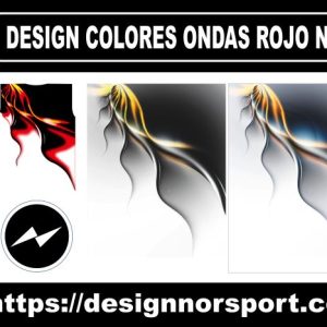 DESIGN COLORES ONDAS ROJO NOR