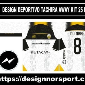 DESIGN DEPORTIVO TACHIRA AWAY KIT 25 NOR