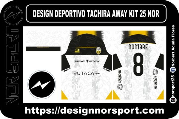 DESIGN DEPORTIVO TACHIRA AWAY KIT 25 NOR