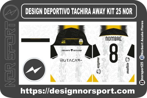DESIGN DEPORTIVO TACHIRA AWAY KIT 25 NOR