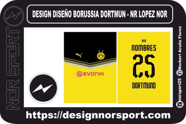 DESIGN DISEÑO BORUSSIA DORTMUN - NR LOPEZ NOR