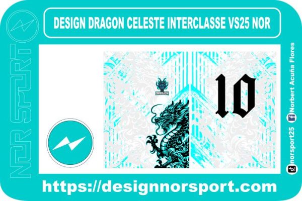 DESIGN DRAGON CELESTE INTERCLASSE VS25 NOR