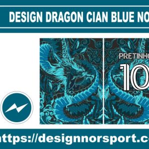 DESIGN DRAGON CIAN BLUE NOR