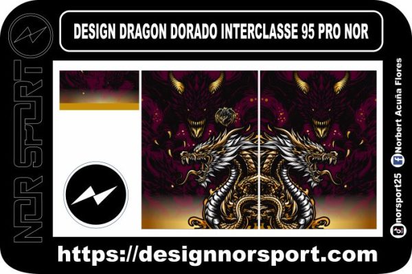 DESIGN DRAGON DORADO INTERCLASSE 95 PRO NOR