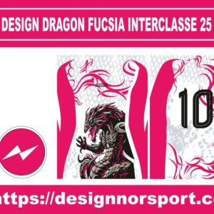 DESIGN DRAGON FUCSIA INTERCLASSE 25 NOR
