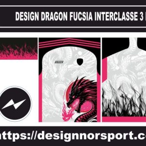 DESIGN DRAGON FUCSIA INTERCLASSE 3 NOR