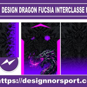 DESIGN DRAGON FUCSIA INTERCLASSE NOR