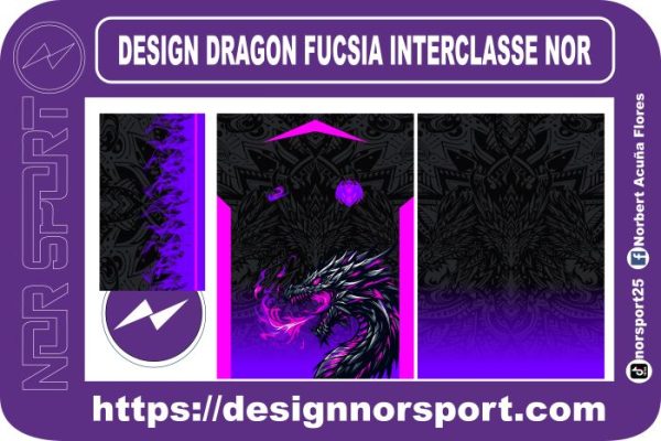 DESIGN DRAGON FUCSIA INTERCLASSE NOR