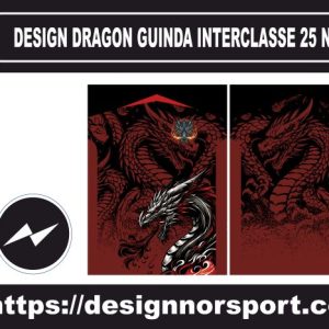 DESIGN DRAGON GUINDA INTERCLASSE 25 NOR