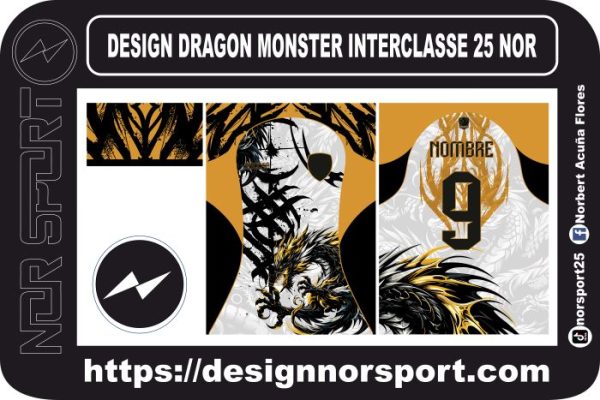 DESIGN DRAGON MONSTER INTERCLASSE 25 NOR