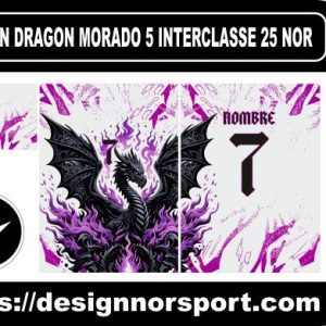 DESIGN DRAGON MORADO 5 INTERCLASSE 25 NOR