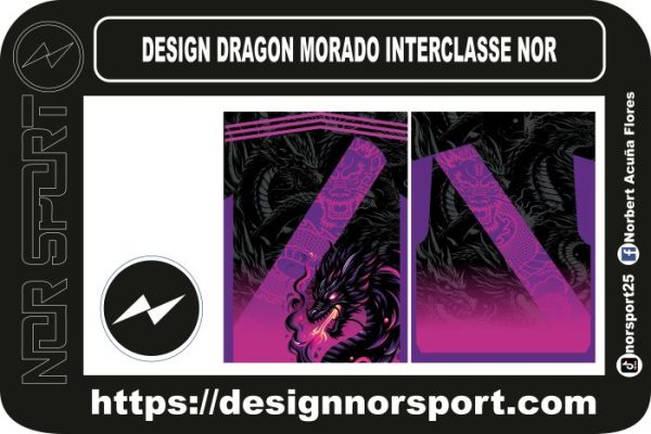 DESIGN DRAGON MORADO INTERCLASSE NOR