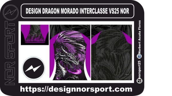 DESIGN DRAGON MORADO INTERCLASSE VS25 NOR