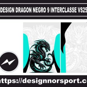 DESIGN DRAGON NEGRO 9 INTERCLASSE VS25 NOR