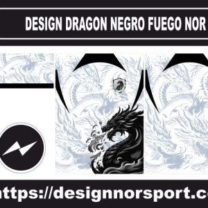 DESIGN DRAGON NEGRO FUEGO NOR