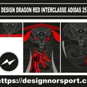 DESIGN DRAGON RED INTERCLASSE ADIDAS 25 NOR