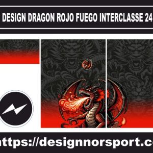 DESIGN DRAGON ROJO FUEGO INTERCLASSE 24 NOR