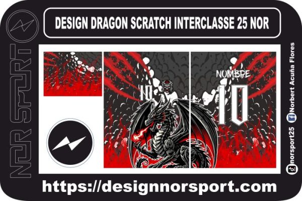 DESIGN DRAGON SCRATCH INTERCLASSE 25 NOR