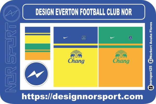 DESIGN EVERTON FOOTBALL CLUB NOR