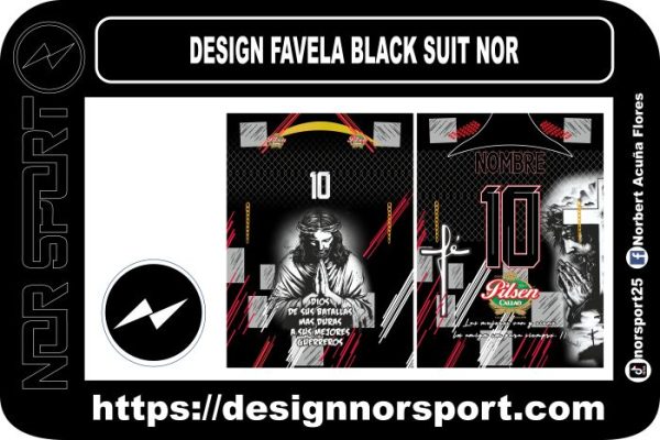 DESIGN FAVELA BLACK SUIT NOR