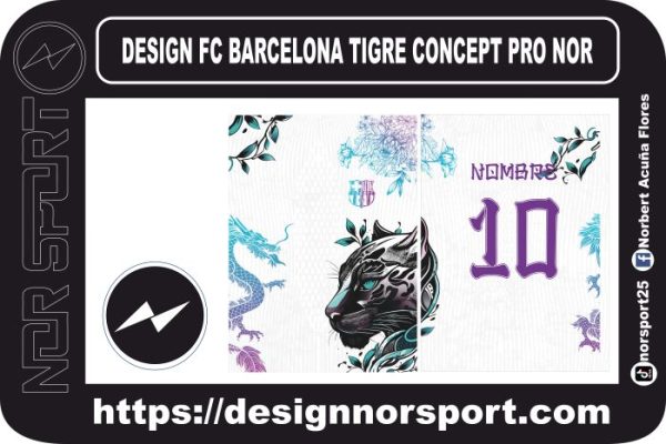 DESIGN FC BARCELONA TIGRE CONCEPT PRO NOR