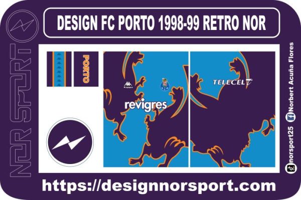 DESIGN FC PORTO 1998-99 RETRO NOR