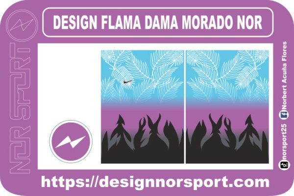 DESIGN FLAMA DAMA MORADO NOR